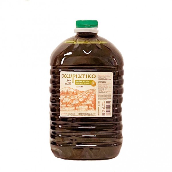 Оливковое масло Extra Virgin деревенское Пелопоннес пласт/бут 5 литр