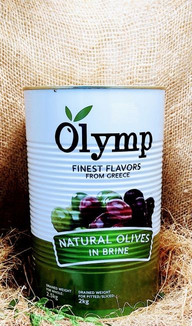 Оливки зелёные консервированные  OLYMP жест/бан 2,5  кг