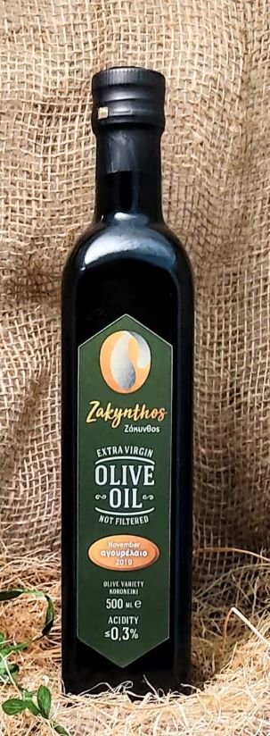 Оливковое масло Extra Virgin Zakynthos стек/бут. 500 мл