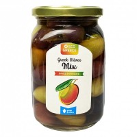 Оливки Микс в рассоле EUROS ст/бан 450 гр