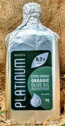 Органическое оливковое масло Platinum Organic  кисл. 0.2%  - 500 мл 