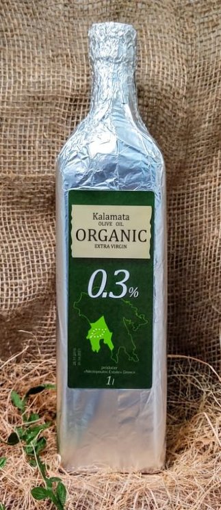 Органическое оливковое масло Olivi Kalamata  кисл. 0.3%  - 1000 мл