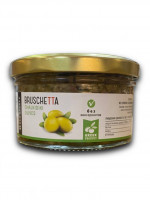 Брускетта из оливок Халкидики с чесноком и специями  EUROS ст/бан 150 гр
