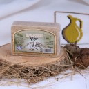 Мыло оливковое натуральное с листьями оливы 100 гр