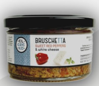 Брускетта из перца сладкого с сыром EUROS ст/бан 150 гр
