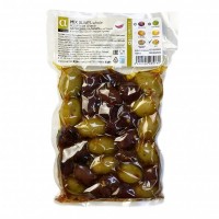 Оливки Микс XL EUROS вак.уп. 250 гр альфа