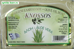Мыло оливковое натуральное с алое 100 гр