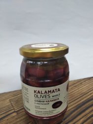Оливки Каламата  в рассоле EUROS ст/бан 350 гр