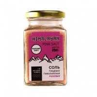 Соль розовая пищевая гималайская мелкого помола ст/бан 250 гр