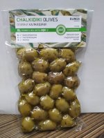 Оливки Халкидики XL  EUROS вак.уп.  250 гр