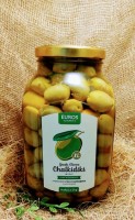 Оливки Халкидики в рассоле EUROS ст/бан 500 гр