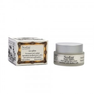 Антивозрастной крем с органическим молоком ослицы дневной SOSTAR 50 мл