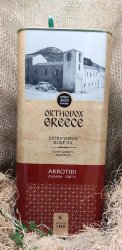 Оливковое масло Extra Virgin Akrotiri жест/бан. 5 литров