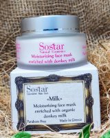 Крем увлажняющий с органическим молоком ослицы SOSTAR 50 мл