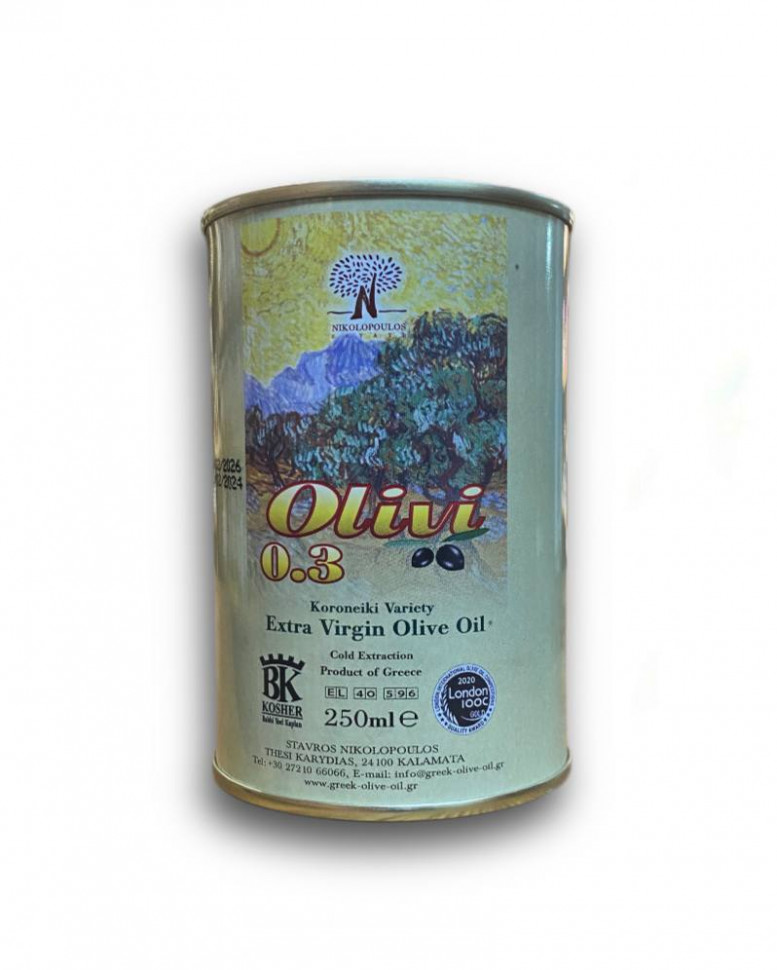 Оливковое масло Extra Virgin Olivi ж/бан 250 мл