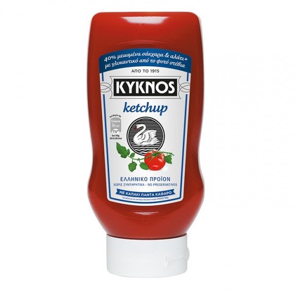 Кетчуп томатный со стевией Kyknos пласт/бут 540 гр